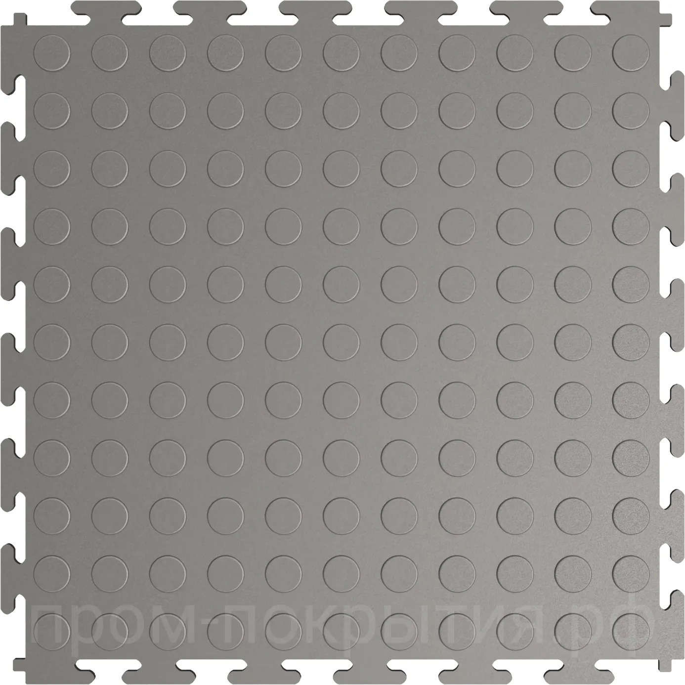 Плитка 250×250 монетка серая