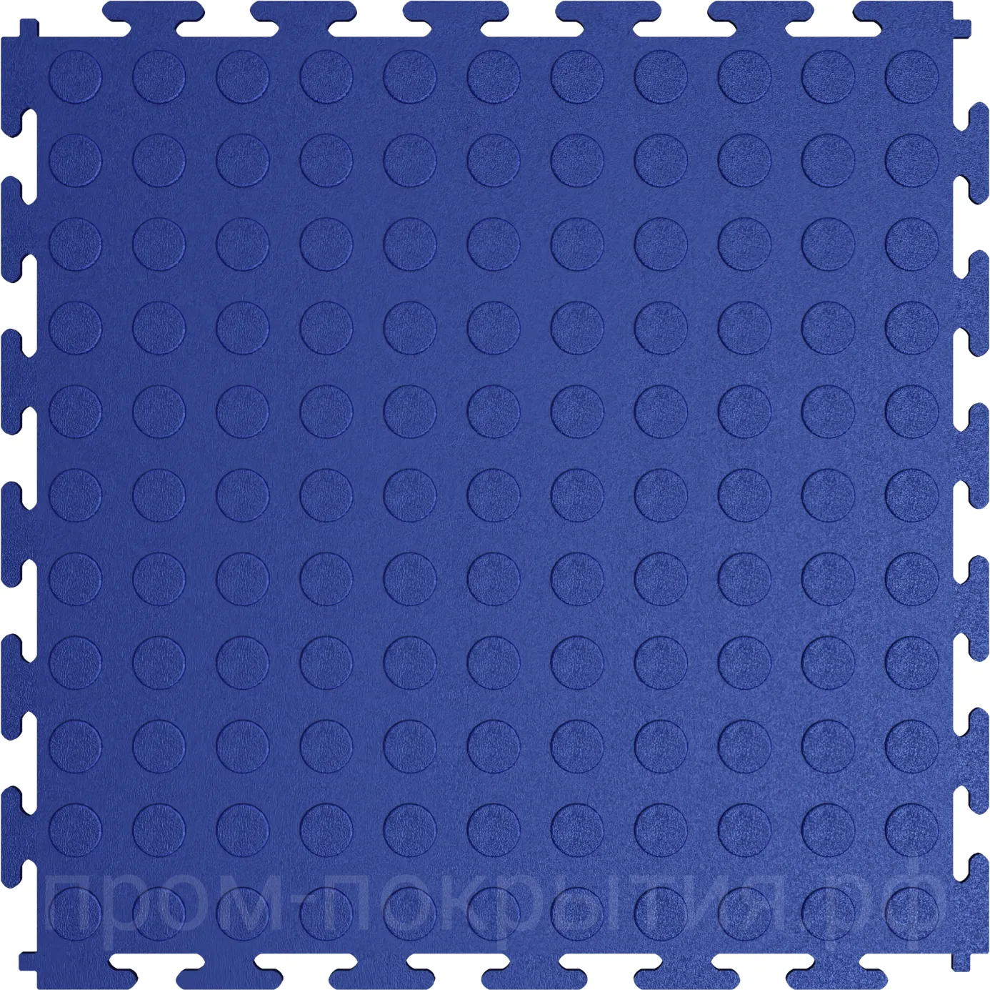 Плитка 250×250 монетка синяя